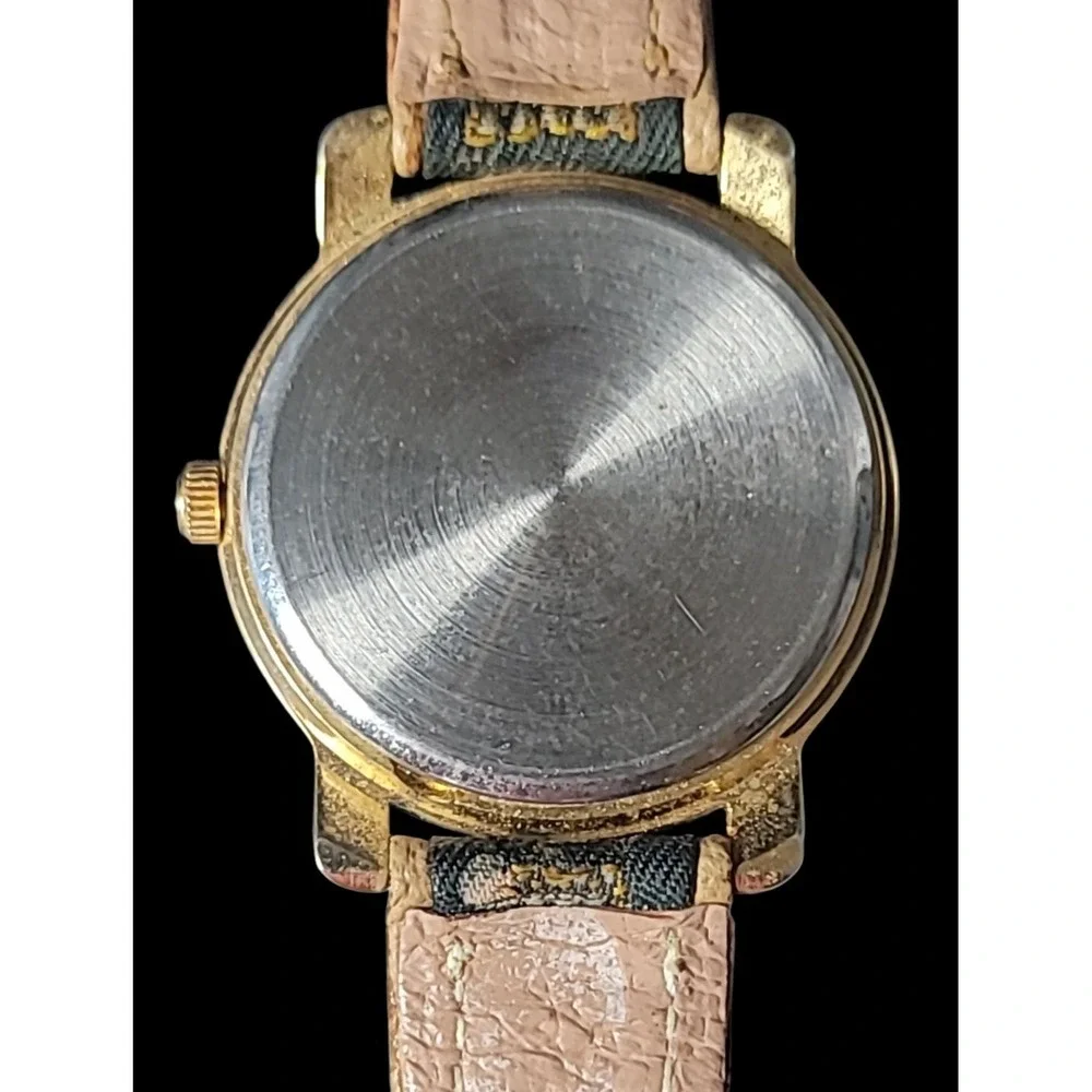VTG Troica Quartz Basketball Watch Floating Ball Seconds Original Leather Band